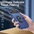 iPhone 18 Pro Pioneer Armor Heavy Duty PC + TPU Phone Case with Holder - Blue