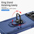 iPhone 18 Pro Pioneer Armor Heavy Duty PC + TPU Phone Case with Holder - Blue