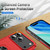 iPhone 18 Pro Pioneer Armor Heavy Duty PC + TPU Phone Case with Holder - Red+Black