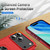 iPhone 18 Pro Pioneer Armor Heavy Duty PC + TPU Phone Case with Holder - Red+Rose Red