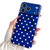 iPhone 18 Pro Precise Cutout Translucent IMD Dots Pattern Magnetic Phone Case - Dark Blue