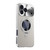 iPhone 18 Pro Privacy Screen Film Full Cover MagSafe Holder Phone Case - Silver