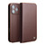 iPhone 18 Pro QIALINO Classic Gen2 Genuine Leather Phone Case - Brown