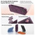 iPhone 18 Pro QN2 Skin-Friendly AirBag Magnetic Shockproof Phone Case with 360 Rotation Holder - Orange