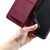 iPhone 18 Pro Ring Buckle Rhombic Leather Phone Case - Red