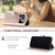 iPhone 18 Pro Ring Buckle Rhombic Leather Phone Case - Rose Gold