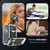 iPhone 18 Pro R-JUST Sliding Camera IP54 Life Waterproof Holder Phone Case - Silver