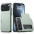 iPhone 18 Pro Shockproof Armor Phone Case with Card Slot - Dark Green