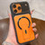 iPhone 18 Pro Shockproof Lens Cover Magnetic Phone Case with Hidden Holder - Orange