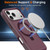 iPhone 18 Pro Shockproof Protective TPU Hybrid PC Ring Holder Magnetic Phone Case - Wine Red