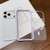 iPhone 18 Pro Silicone Frame Bumper Magnetic Frosted Back Panel Phone Case - Grey Pink