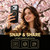 iPhone 18 Pro Silicone Magnetic Anti-drop Protective Phone Case - Black + Gold