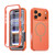 iPhone 18 Pro Silicone Magnetic Anti-drop Protective Phone Case - Orange
