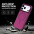 iPhone 18 Pro Silicone Magnetic Anti-drop Protective Phone Case - Wine
