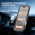iPhone 18 Pro Silicone Magnetic Anti-drop Protective Phone Case with 360 Rotating Holder - Black