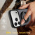 iPhone 18 Pro Skin Feel Revolving Kickstand Magnetic Phone Case - Black