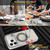 iPhone 18 Pro Skin Feel Revolving Kickstand Magnetic Phone Case - Grey