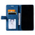 iPhone 18 Pro Skin Feel Splicing Leather Phone Case - Blue
