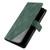 iPhone 18 Pro Skin Feel Splicing Leather Phone Case - Green