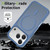 iPhone 18 Pro Skin Feel TPU Hybrid PC MagSafe Phone Case - Blue