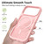 iPhone 18 Pro Skin Feel TPU Hybrid PC MagSafe Phone Case - Pink