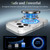 iPhone 18 Pro Skin Feel TPU Hybrid PC MagSafe Phone Case - Transparent