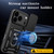 iPhone 18 Pro Sliding Camera Cover Design TPU+PC Phone Case - Gold