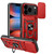 iPhone 18 Pro Sliding Camera Cover Design TPU+PC Phone Case - Red