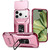 iPhone 18 Pro Sliding Camshield Holder Phone Case - Pink + Rose Red