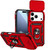 iPhone 18 Pro Sliding Camshield Holder Phone Case - Red