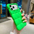 iPhone 18 Pro Solid Color Cloud Square TPU Phone Case - Bright Green