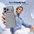 iPhone 18 Pro Sparkling Diamond Glitter Airbag Phone Case - Black