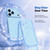 iPhone 18 Pro Sparkling Diamond Glitter Airbag Phone Case - Blue