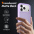 iPhone 18 Pro Starry Sky Matte Two-Tone Shockproof TPU Hybrid PC Phone Case - Purple