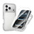 iPhone 18 Pro Starry Sky Matte Two-Tone TPU Hybrid PC Phone Case with Screen Protector - Matte Transparent