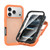iPhone 18 Pro Starry Sky Matte Two-Tone TPU Hybrid PC Phone Case with Screen Protector - Orange