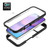 iPhone 18 Pro Starry Sky Solid Color Series PC + TPU Phone Case with PET Film - Red