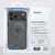 iPhone 18 Pro SULADA 360 Degree Rotation Holder Frosted Magnetic Phone Case - Gray