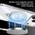 iPhone 18 Pro SULADA Electroplated Clear Airbag Shockproof Magnetic Phone Case - Transparent