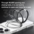 iPhone 18 Pro SULADA Electroplated Clear Rotation Magnetic Holder Phone Case - Transparent