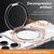 iPhone 18 Pro SULADA Electroplated Clear Rotation Magnetic Holder Phone Case - Transparent