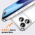 iPhone 18 Pro SULADA Electroplated Clear TPU Soft Frame Phone Case with Wrist Strap - Black