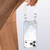 iPhone 18 Pro SULADA Electroplated Clear TPU Soft Frame Phone Case with Wrist Strap - Purple