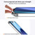 iPhone 18 Pro SULADA Electroplated Clear TPU Soft Frame Phone Case with Wrist Strap - Silver