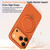 iPhone 18 Pro SULADA Kevlar Grid Patterned Skin Feel Rotation Magnetic Holder Phone Case - Blue