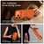 iPhone 18 Pro SULADA Kevlar Grid Patterned Skin Feel Rotation Magnetic Holder Phone Case - Orange