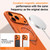iPhone 18 Pro SULADA Kevlar Grid Patterned Skin Feel Rotation Magnetic Holder Phone Case - Orange