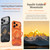 iPhone 18 Pro SULADA Kevlar Pixel Grid Texture Rotation Magnetic Holder Phone Case - Black