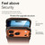 iPhone 18 Pro SULADA Kevlar Woven Texture Magnetic Leather Phone Case - Orange