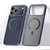 iPhone 18 Pro SULADA Light Sand MagSafe Magnetic PC Hybrid TPU Phone Case - Dark Blue